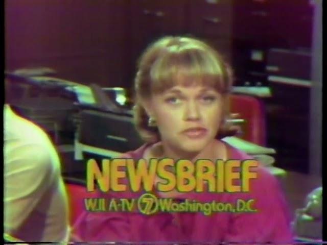 WJLA Washington DC Newsbrief 1979 with Betsy Ashton