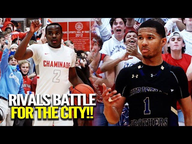 EPIC RIVALRY IN SOLD OUT GYM!! Chaminade vs CBC feat. BJ Ward, Rob Martin, and John Bol