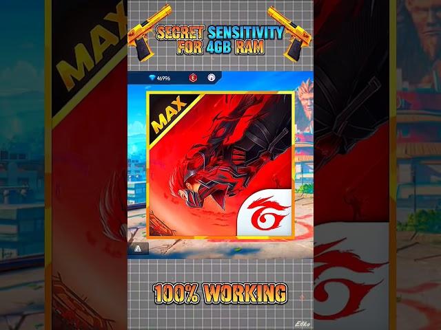 4gb ram best sensitivity in free fire | 4gb ram free fire settings| 4gb ram sensitivity in free fire