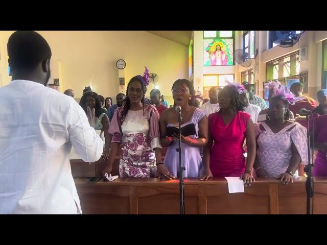 SING THE LORD YE VOICES ALL, KWAME APPIAH JNR x QIC CHOIR @ WEDDING CLIMAX