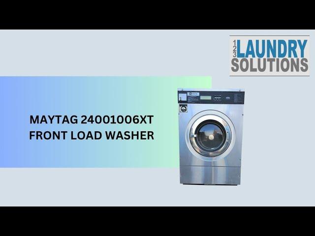 Maytag MFR50PDCTS, 50 lbs, Coin-Op, Front Load Washer, SN: 24001006XT REFURBISHED