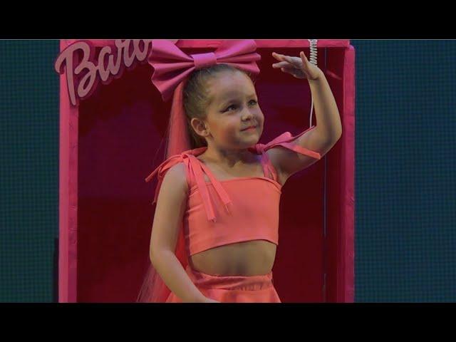 SUPER KIDS DANCES. №1338. CAT, Eva Medvedeva, "Exercise". BARBIE, Miroslava Fedorova.