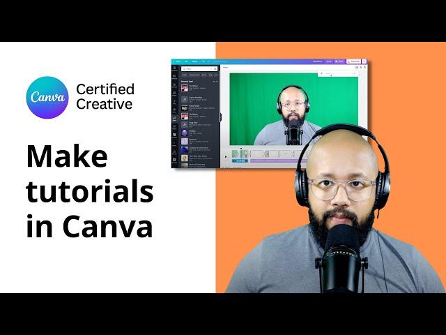 How to record Tutorials in Canva | CCC Tutorial