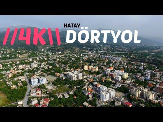 Hatay Dörtyol Merkez ve Sahiller 4k drone çekimi havadan