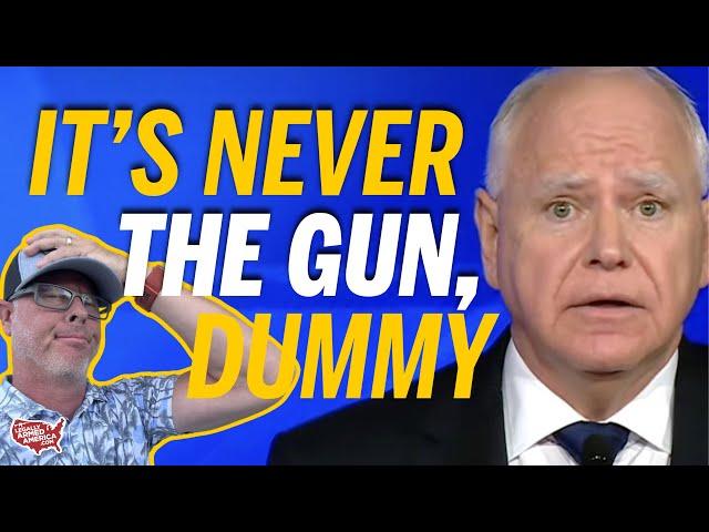 VP debate on Second Amendment - Walz says "sometimes it's just the g*n"