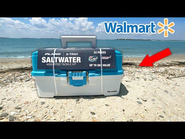 Is a LOADED Walmart Tackle Box a SCAM?? (Fishing Experiment)