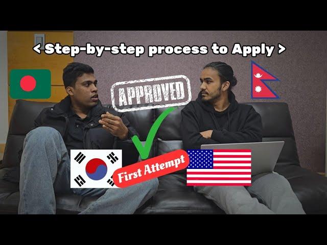 USA F1 Student Visa: Step-by-Step Process from South Korea | First Attempt Success ️