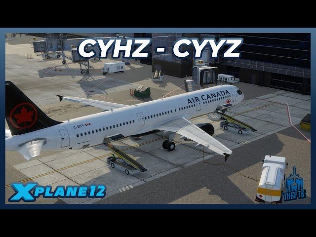 X-Plane 12 Live | Real World Air Canada Ops | Halifax to Toronto | VATSIM | Toliss A321 | #xplane12