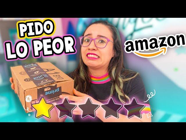 COMPRÉ los MATERIALES PEOR VALORADOS de AMAZON  *Que horror* ️ Craftingeek