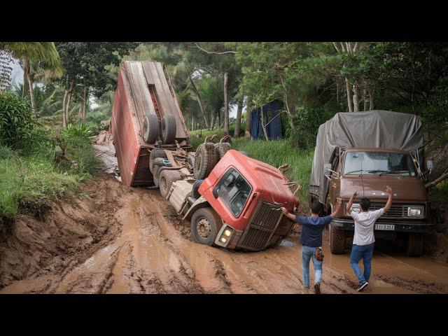 Stupid People Working on Heavy Equipment and Amazing Recklessness on Trucks