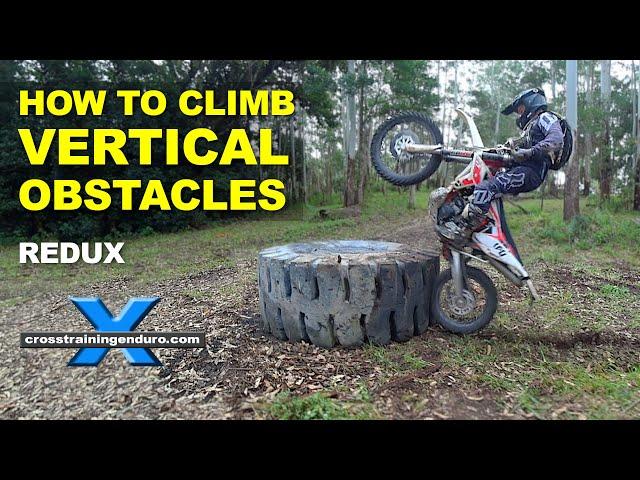 How to climb vertical obstacles (redux)︱Cross Training Enduro