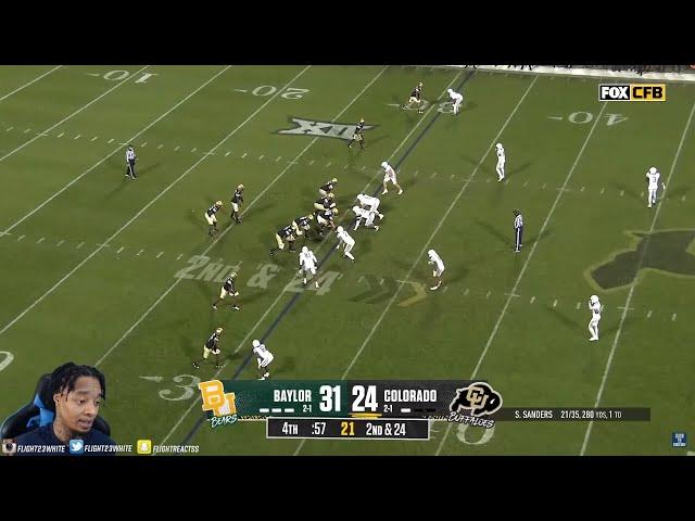 FlightReacts To Baylor Bears vs. Colorado Buffaloes Highlights | 2024 College Football!