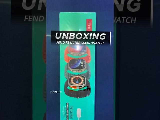 QUICK UNBOXING ️ FEND F8 ULTRA SMART WATCH #shorts