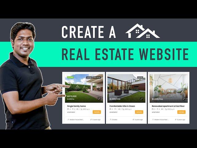 How To Make A Real Estate Website With WordPress (in just 20 min)