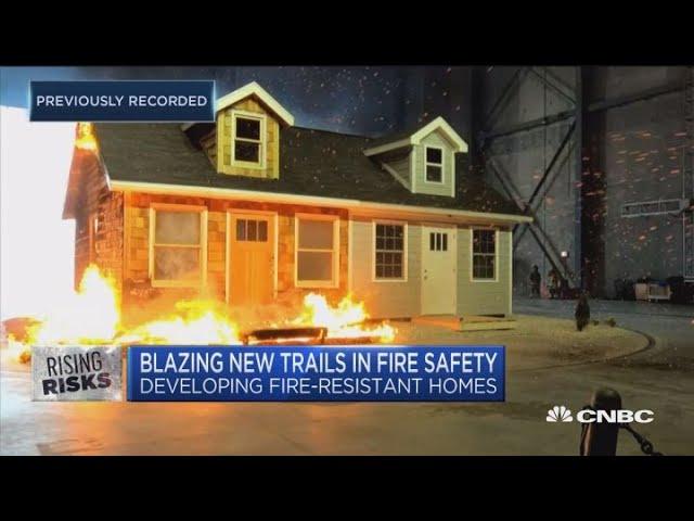 Rising Risks: How these researchers built a fire-resistant home