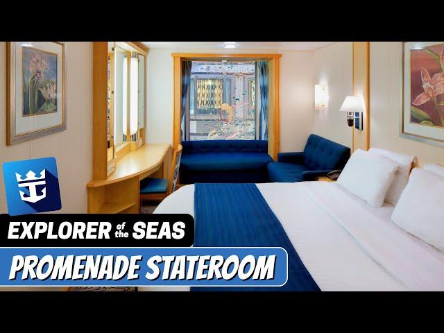 Explorer of the Seas | Promenade Stateroom Tour & Review 4K Royal Caribbean