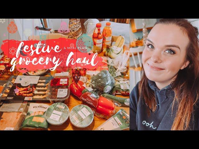 CHRISTMAS GROCERY HAUL & MEAL PLAN - FAMILY OF 5 - FESTIVE FOOD & MEAL IDEAS!