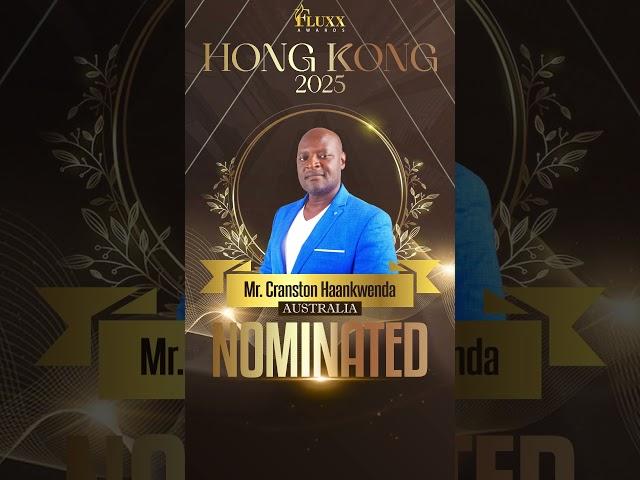 Mr. Cranston Haankwenda | Nominee | Fluxx Awards #fluxxawards #luxury #fluxx