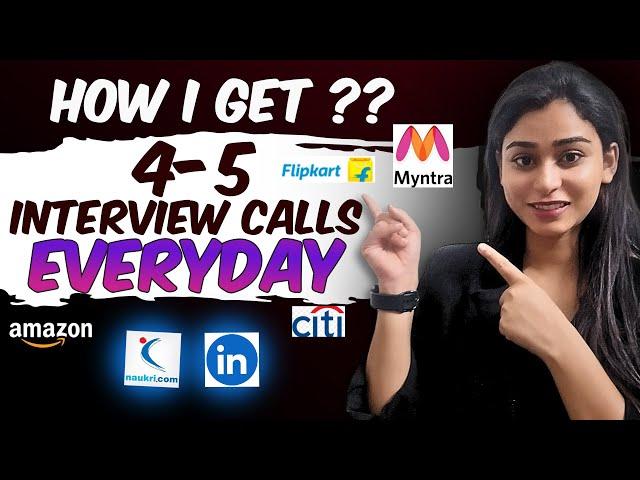 How did I start getting interview calls everyday using Naukri & LinkedIn ||