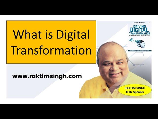 What is digital transformation in simple words