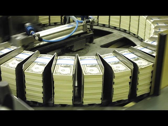 Inside US$ Banknote Factory: Inflation Starts Here (American Money Printing machine process)