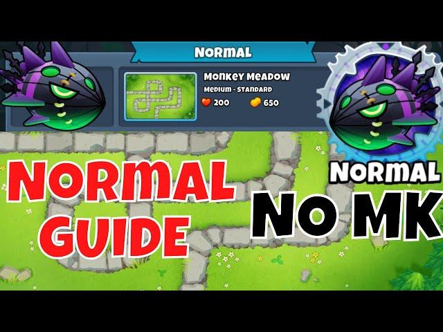 LYCH NORMAL Tutorial - NO MK - Monkey Meadow - BTD6