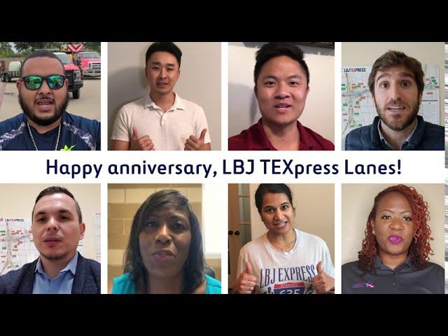 Employees celebrate 5 years of the LBJ TEXpress Lanes - Dallas, Texas | Ferrovial