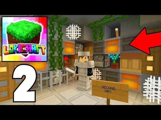 Lokicraft - Survival Gameplay Part 2 - I MADE SURVIVAL FURNANCE HOUSE  - Mobile Games