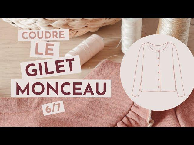 Coudre le gilet Monceau - Etape 6 (1/2) - Couture de la parementure