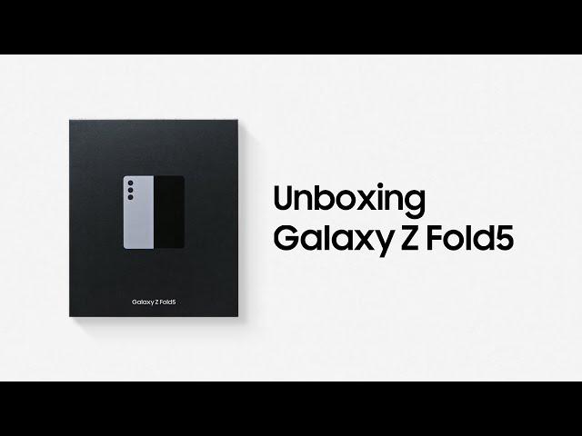 Galaxy Z Fold5: Unboxing Oficial | Samsung Portugal