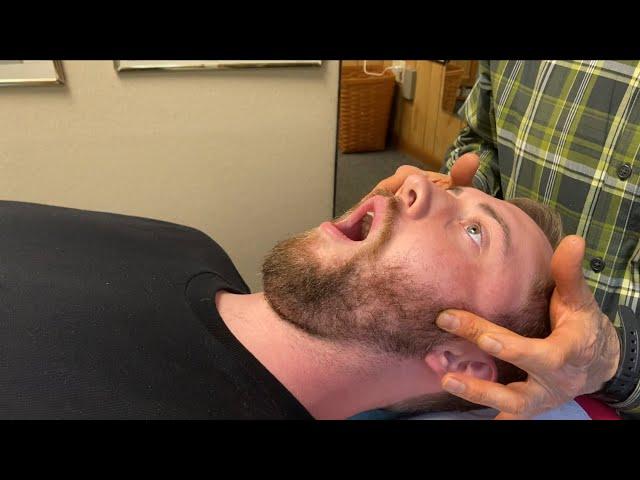 **TMJ Jaw Cracking** Jaw, Shoulder & Y-Strap Adjustment