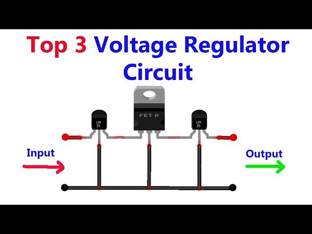 BEST 3 VOLTAGE REGULATORS / HIGH POWER VOLTAGE REGULATOR LM317