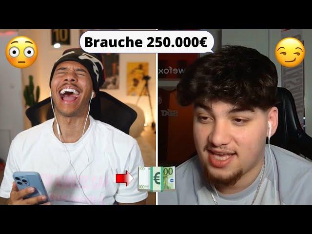 Musti fragt Willy nach 250.000€ für sein neues Event