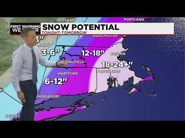 Powerful storm set to bring classic snowstorm to western Mass