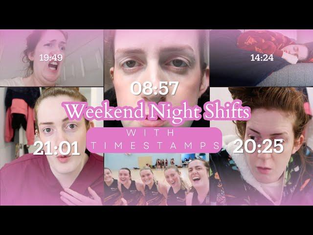 A&E DOCTOR | Weekend Night Shifts - with TIMESTAMPS