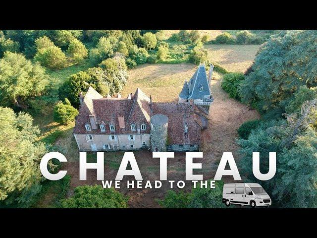 Exploring a CHATEAU Dating from the 16th Century, A Scenic Camper Van Journey Through Rural France.