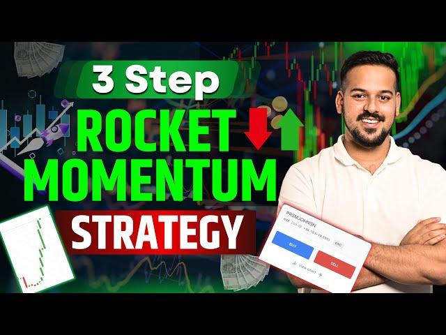 3 Step Rocket Momentum Strategy || investor kazi || institutional momentum