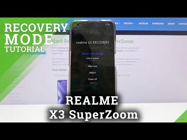 How to Enter Recovery Mode in REALME X3 SuperZoom – Open Recovery Mode