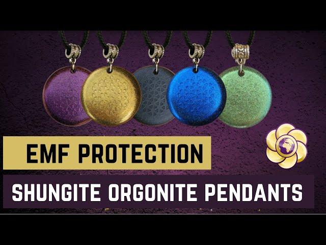 Shungite Orgonite Pendants For EMF Protection From Fix the World Morocco