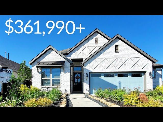 *BUDGET BUILD* | BUILD THIS HOME FROM ONLY 372K | TEXAS MODEL HOME TOUR