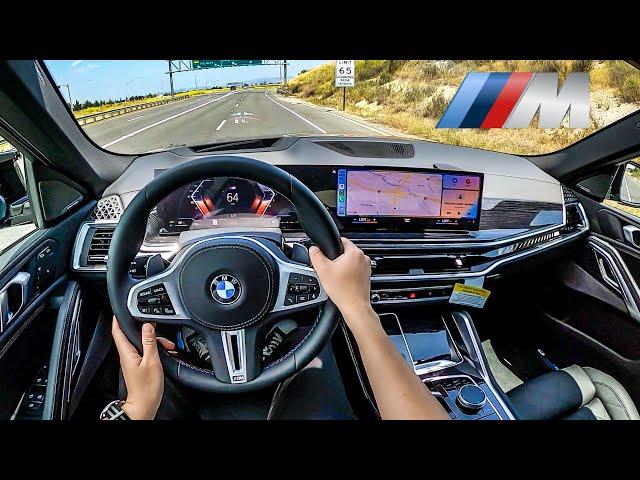 The New 2024 BMW X6 M60i POV Test Drive