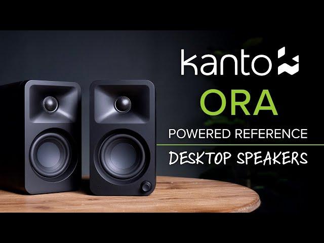 Kanto ORA Desktop Speakers: USB-C, Bluetooth 5.0, a subwoofer out, & more!