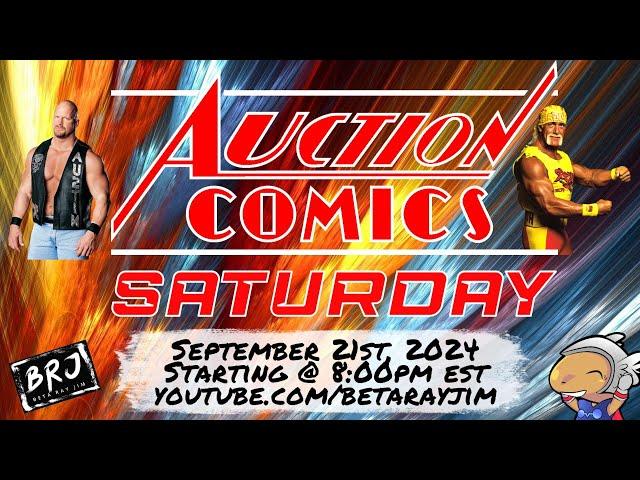 AUCTION COMICS SATURDAY NIGHT!  GUEST PANEL!!