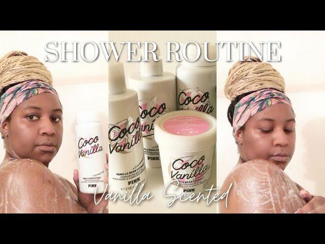 Shower Routine Using *VANILLA* Scented Products|Pamper Routine| WhitneyAaliyahh