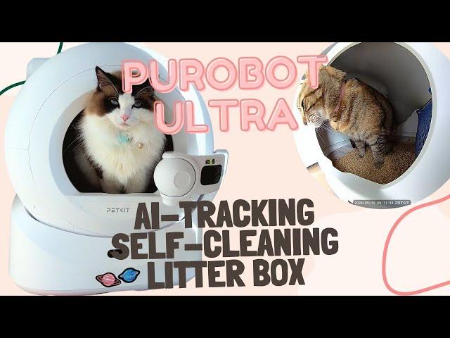  NEWEST self-cleaning litter box! PETKIT PUROBOT ULTRA Review