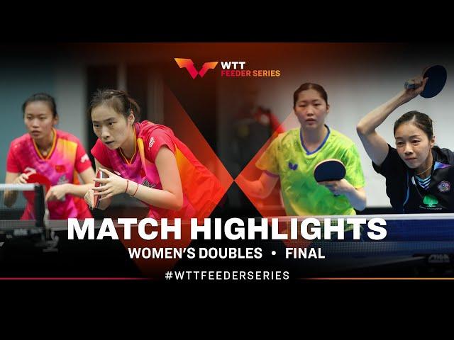 Wang/Han vs Chien/Liu | WD Final | WTT Feeder Halmstad 2024