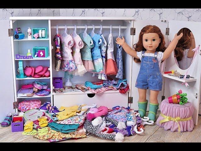 American Girl Doll Messy Closet Disaster ~ Closet Cleaning Tour!