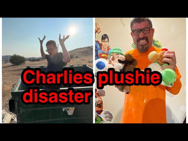 Charlie’s plushie disaster