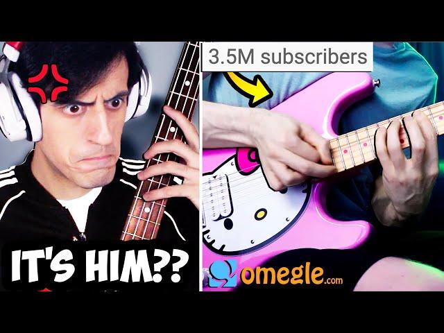 I FOUND HIM on Omegle.. (BASS vs GUITAR Epic Battle ft. TheDooo)