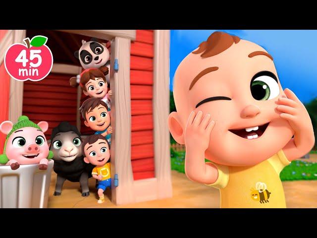 Peek-a-Boo at the Farm + MORE Lalafun Nursery Rhymes & Kids Songs